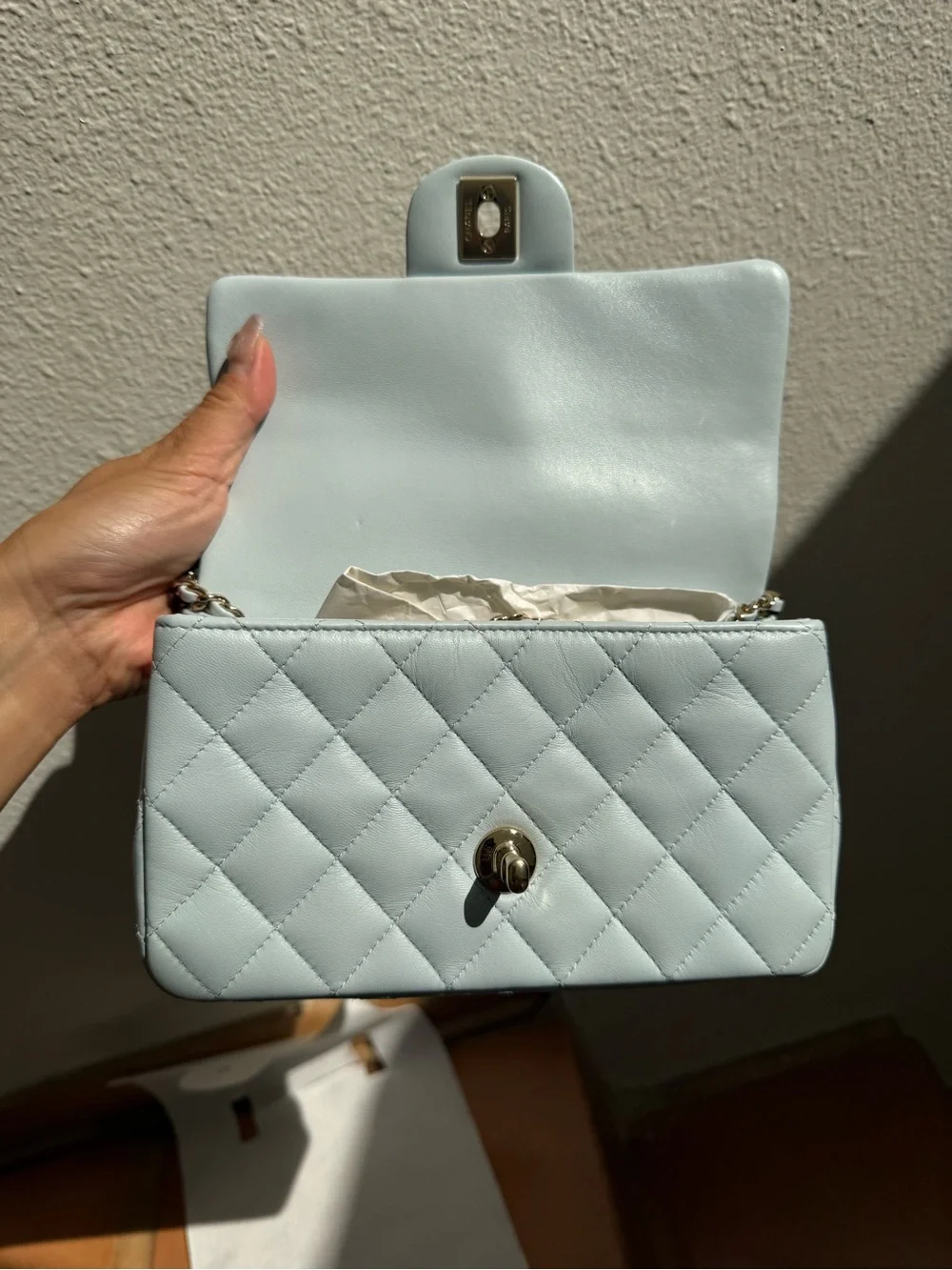 CHANEL light blue
